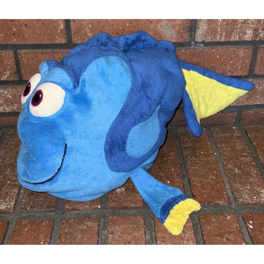 Disney Pixar Finding Dory Pillow Pet Plush Blue Tang Fish Large Stuffed Animal